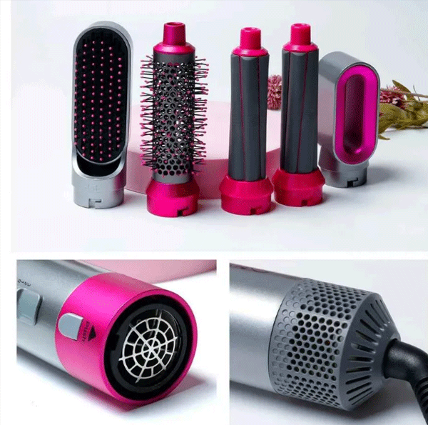 Hot Air Styler Combo 5 in 1 Hair Dryer