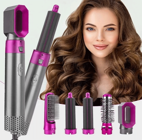 Hot Air Styler Combo 5 in 1 Hair Dryer