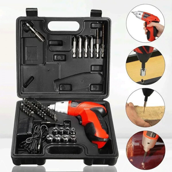 45 Pcs Toolset Rechargeble