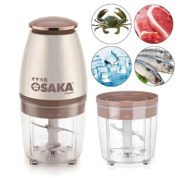 OSAKA Multi-Purpose Blender Japan Meat Grinder - Bottom Grinder - Super Fast Fruit, Blender 750ml Grinder